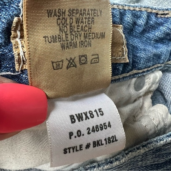 BKE Hannah Stretch Light Wash Distressed Bootcut Jeans, Size 29 Waist - Picture 7 of 10